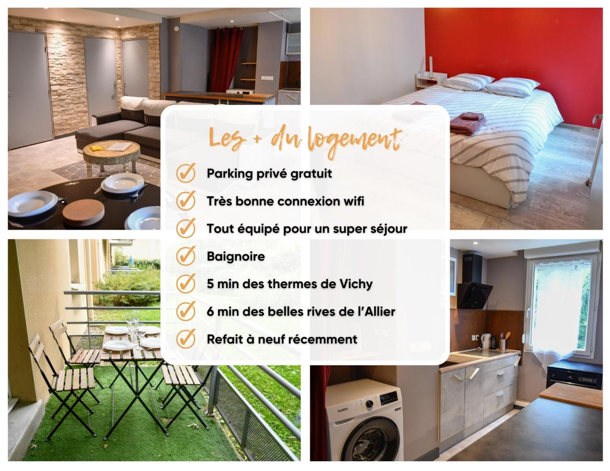 Apartment Calme Et Terrasse Privee Pres De Vichy *